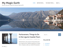 Tablet Screenshot of mymagicearth.com